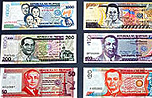 セブ島ダイビングショップ　アクアスケープ　フィリピンの通貨　紙幣